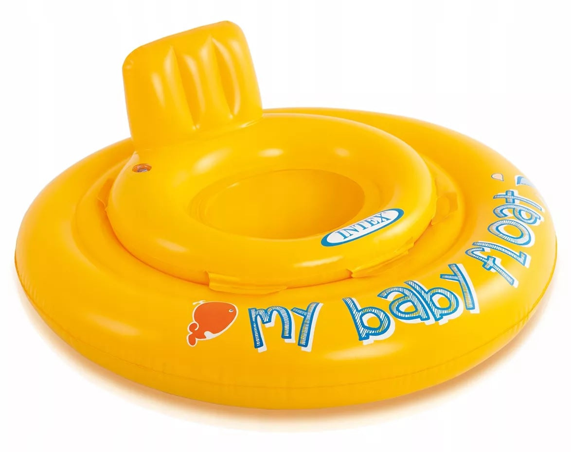 WHEEL FOR BABIES SWIMMING LEARNING SEAT WITH BACKREST INTEX from 6m+ Brand Intex