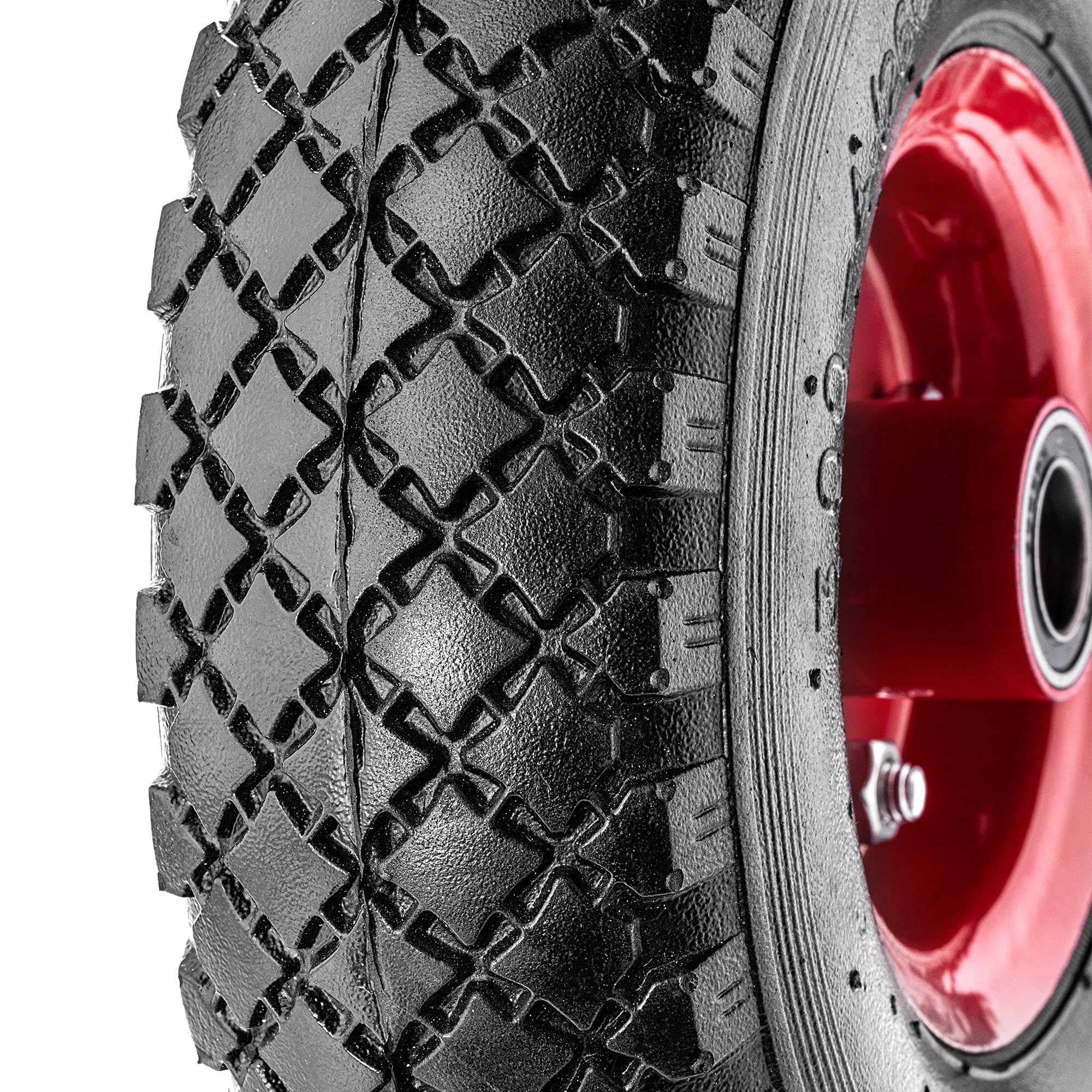 WHEEL FOR TROLLEY 4 PR 260x80 mm 3.00/4 WHEELBARROWS PUMPED STRONG WITH INNER TUBE Brand Kadax
