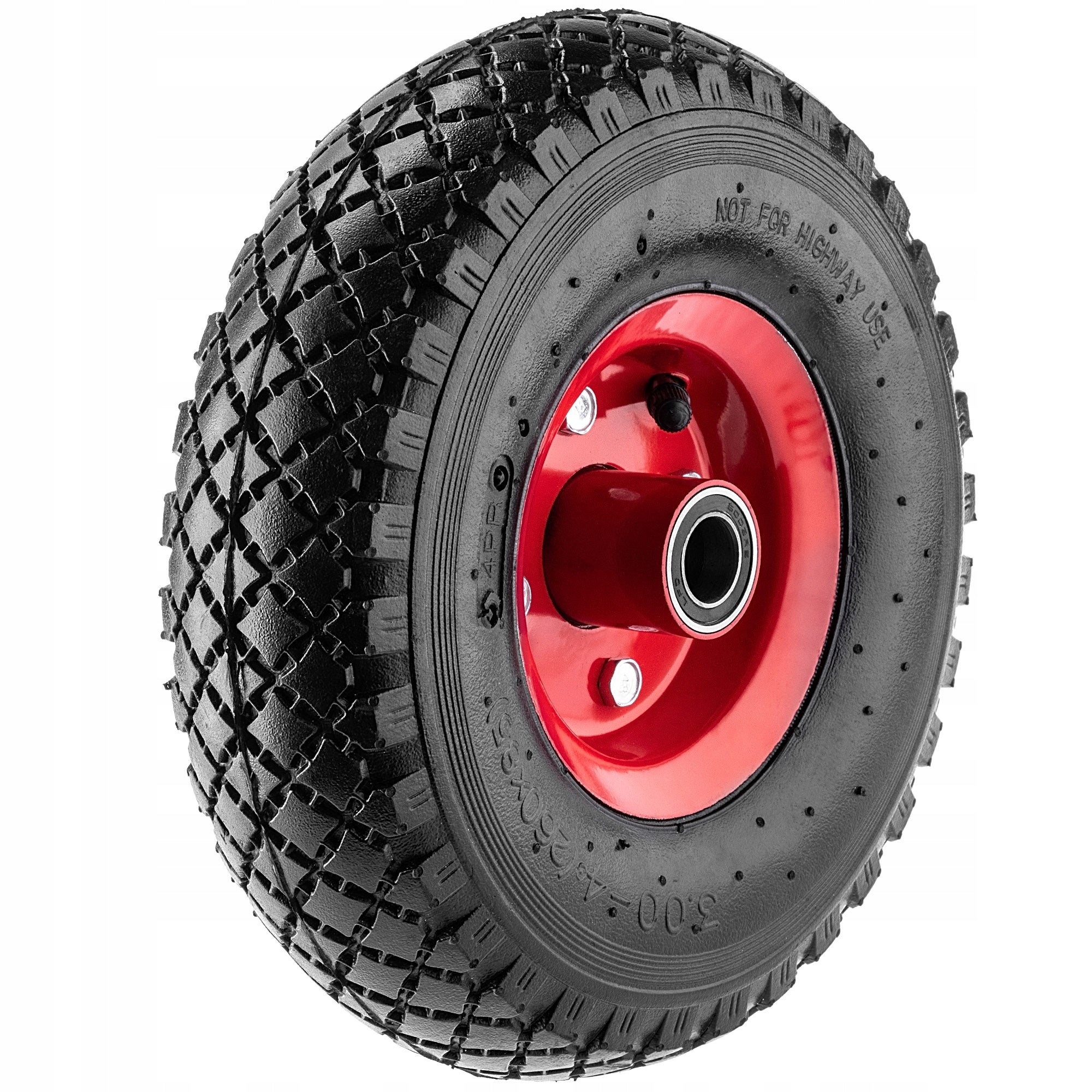 WHEEL FOR TROLLEY 4 PR 260x80 mm 3.00/4 WHEELBARROWS PUMPED STRONG WITH INNER TUBE Length 0.255 m