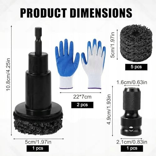 WHEEL HUB WHEEL CLEANING AND REPAIR KIT QUICK RUST REMOVAL Manufacturer code Bez marki