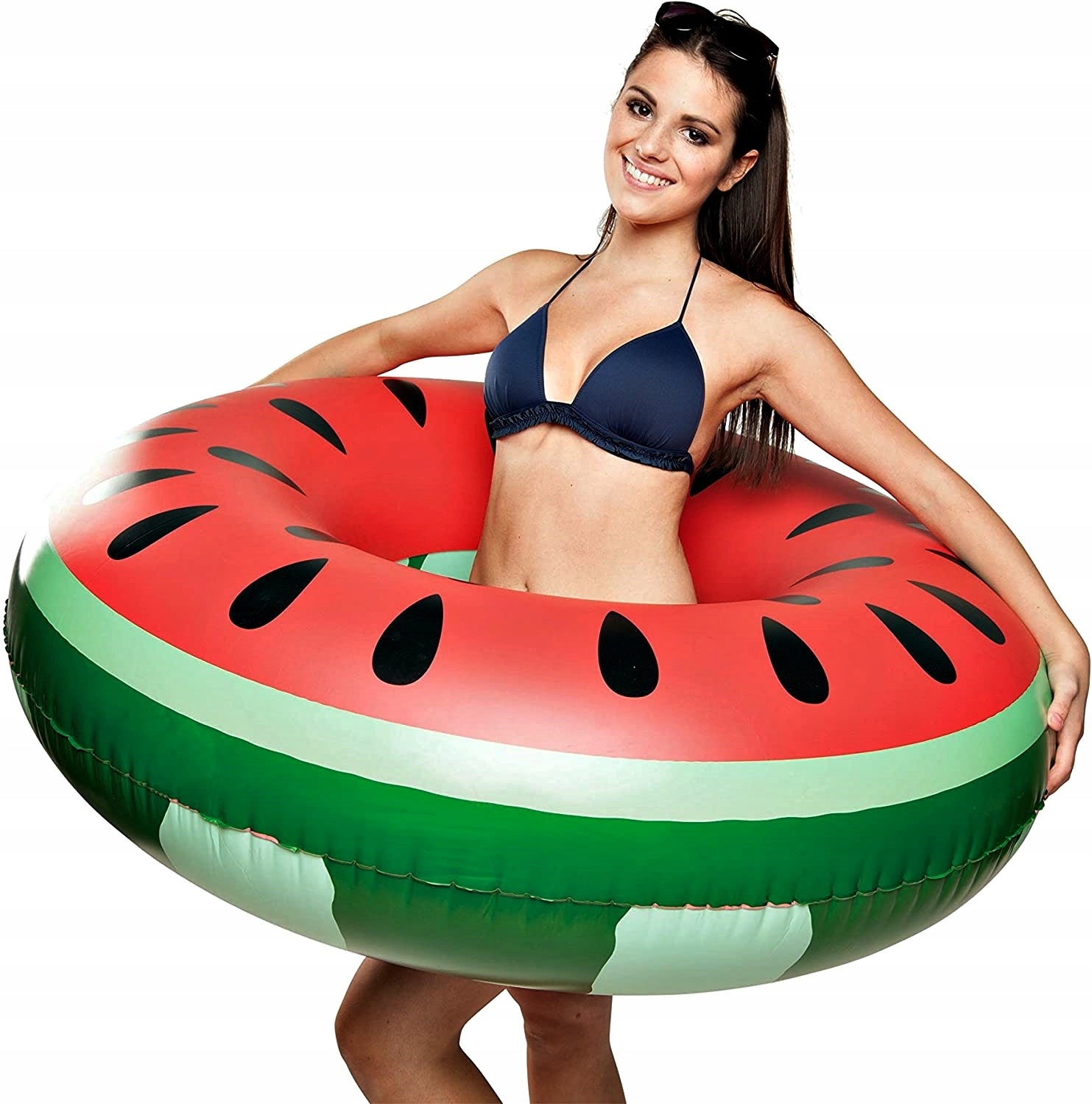 WHEEL INFLATABLE LIFEBUOY FOR BEACH WATERMELON 110CM