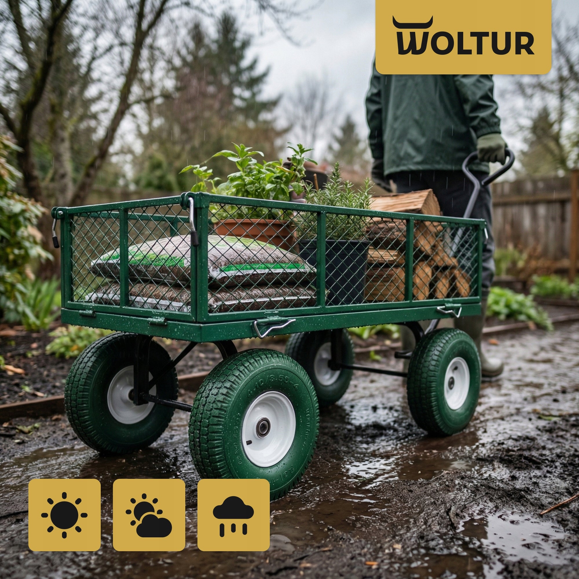 WHEEL PU FOR WHEELBARROW TROLLEY 3.50-4 350-4 3504 FI 20 MM UNBREAKABLE FULL Wheel type tubeless
