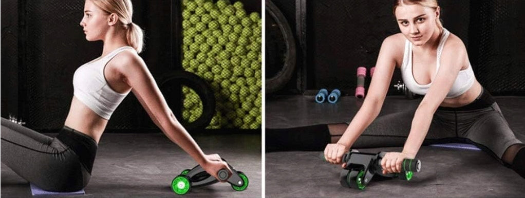 WHEEL ROLLER FOR EXERCISE ABDOMINAL MUSCLE EXPANSION TRAINING GYM CIRCLE MAT Manufacturer code ooAB