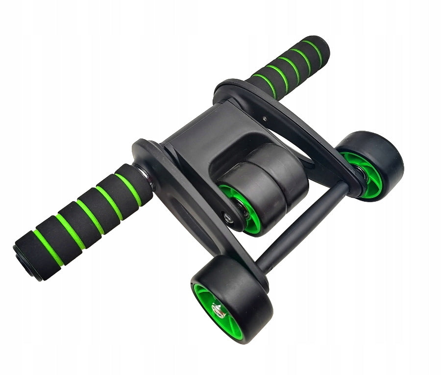 WHEEL ROLLER FOR EXERCISE ABDOMINAL MUSCLE EXPANSION TRAINING GYM CIRCLE MAT