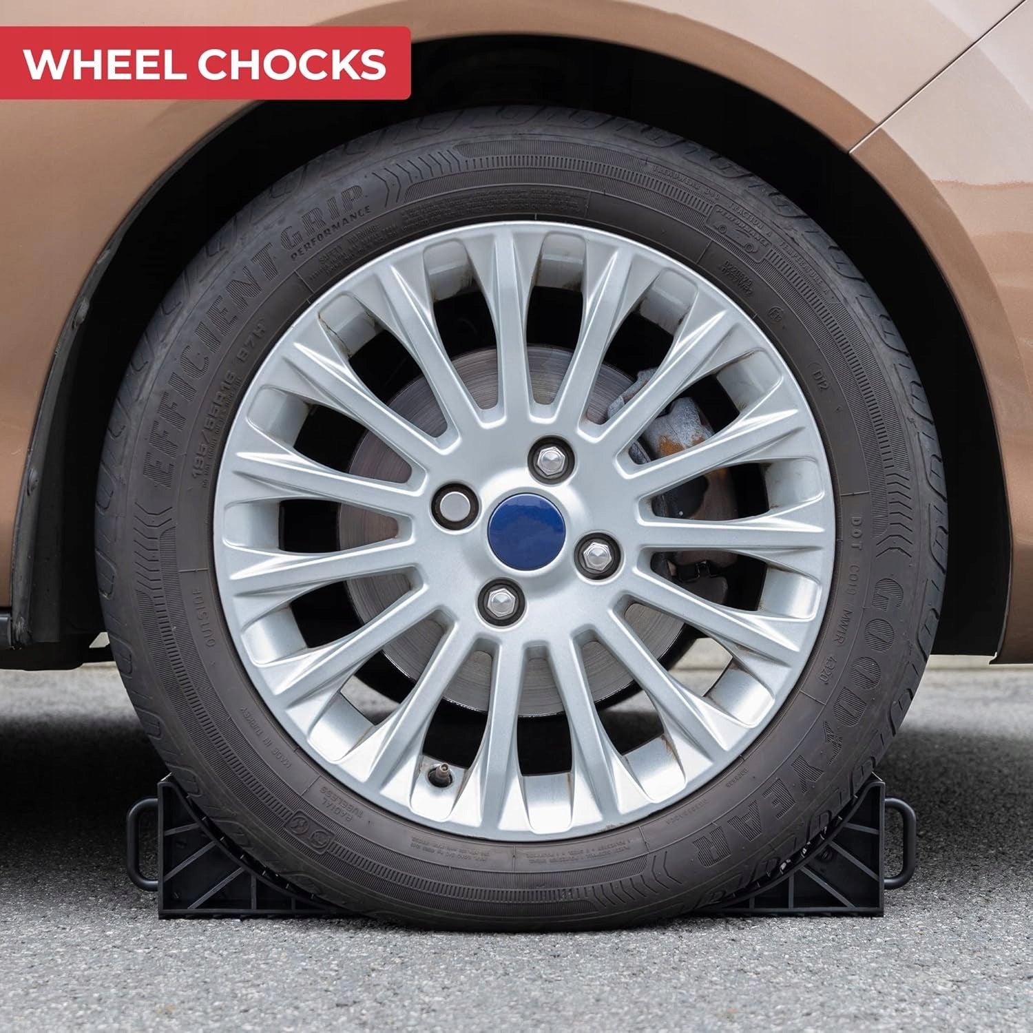 WHEEL WEDGES 2 PIECES FOR CARAVANS CARS BRAKE FEET Brand no brand
