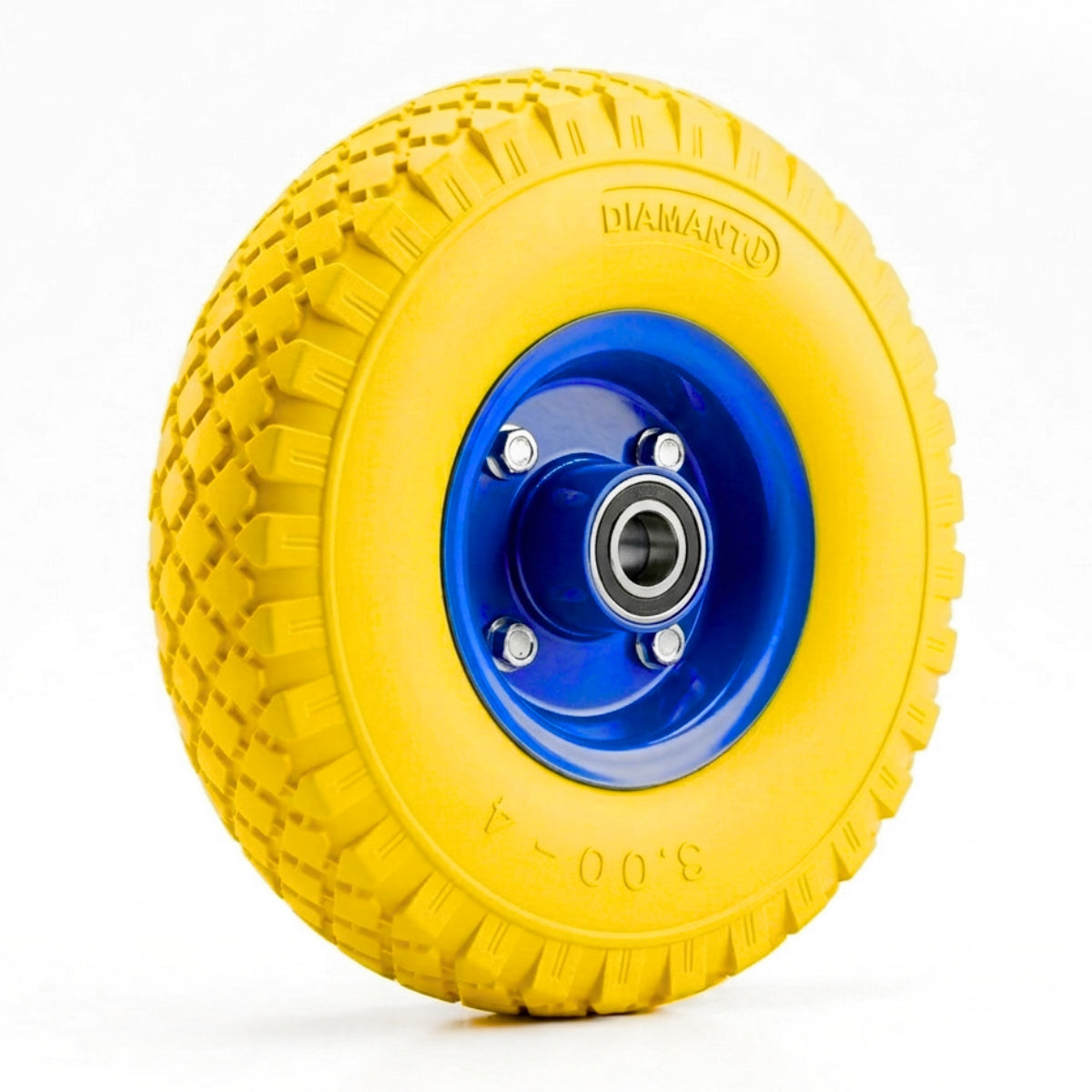 WHEELBARROW TROLLEY TUBELESS 3.00-4 FOAM YELLOW DURABLE LIGHT Manufacturer code 07146