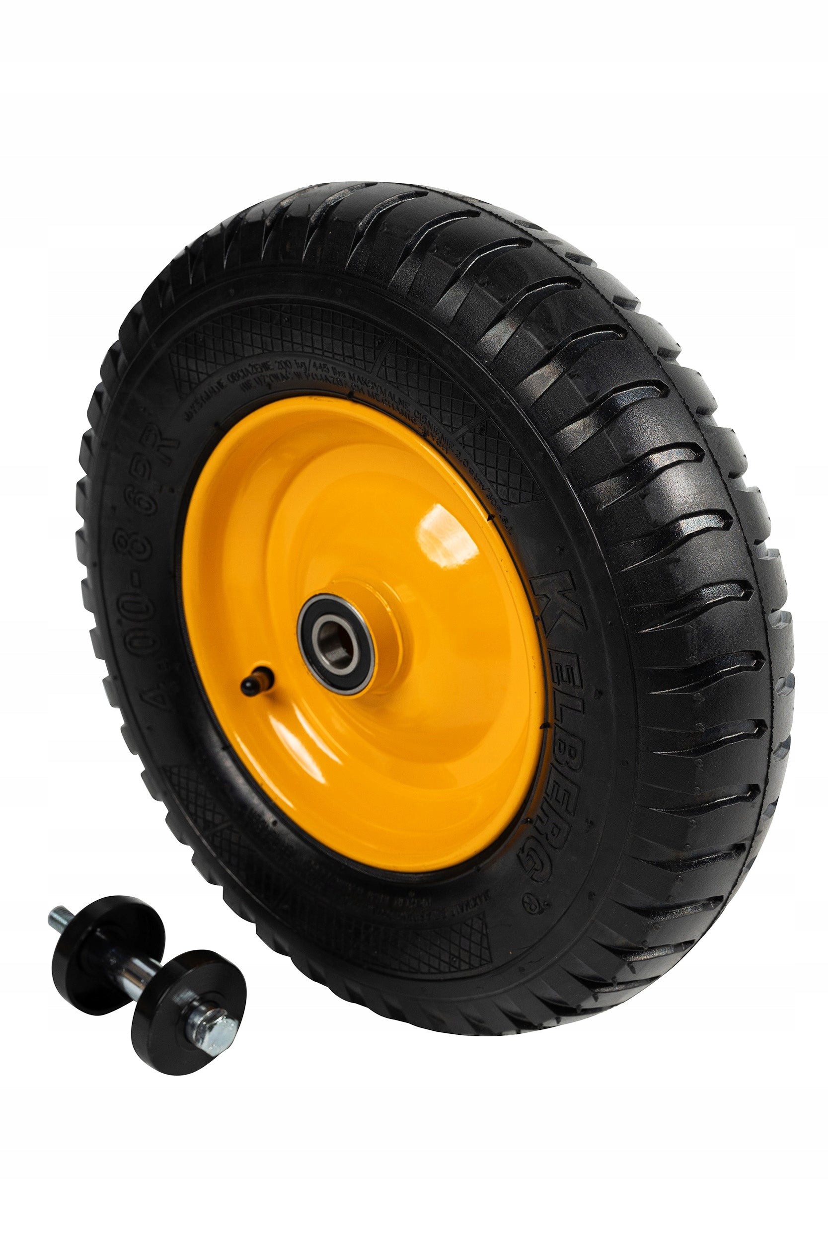 WHEELBARROW WHEEL KELBERG 400-8 6PR fi12 + AXLE