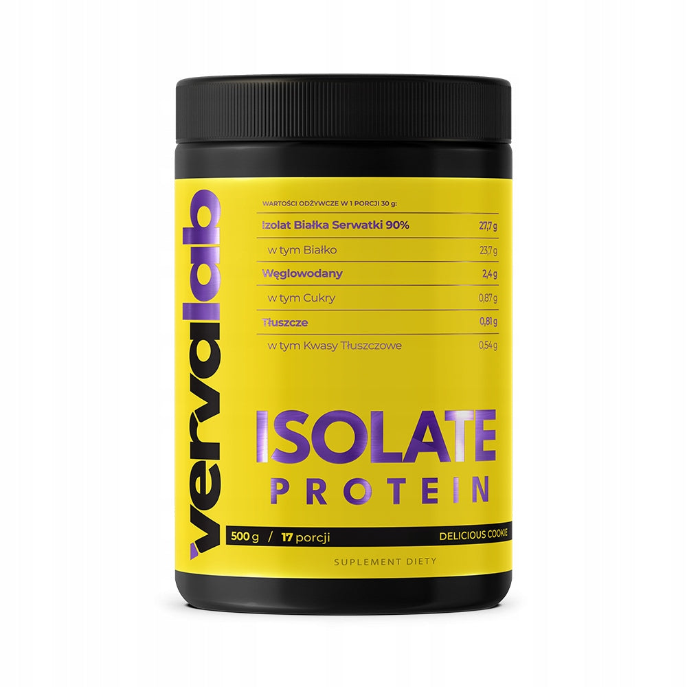 WHEY ISOLATE VERVALAB ISOLATE PROTEIN DELICIOUS COOKIE 500g