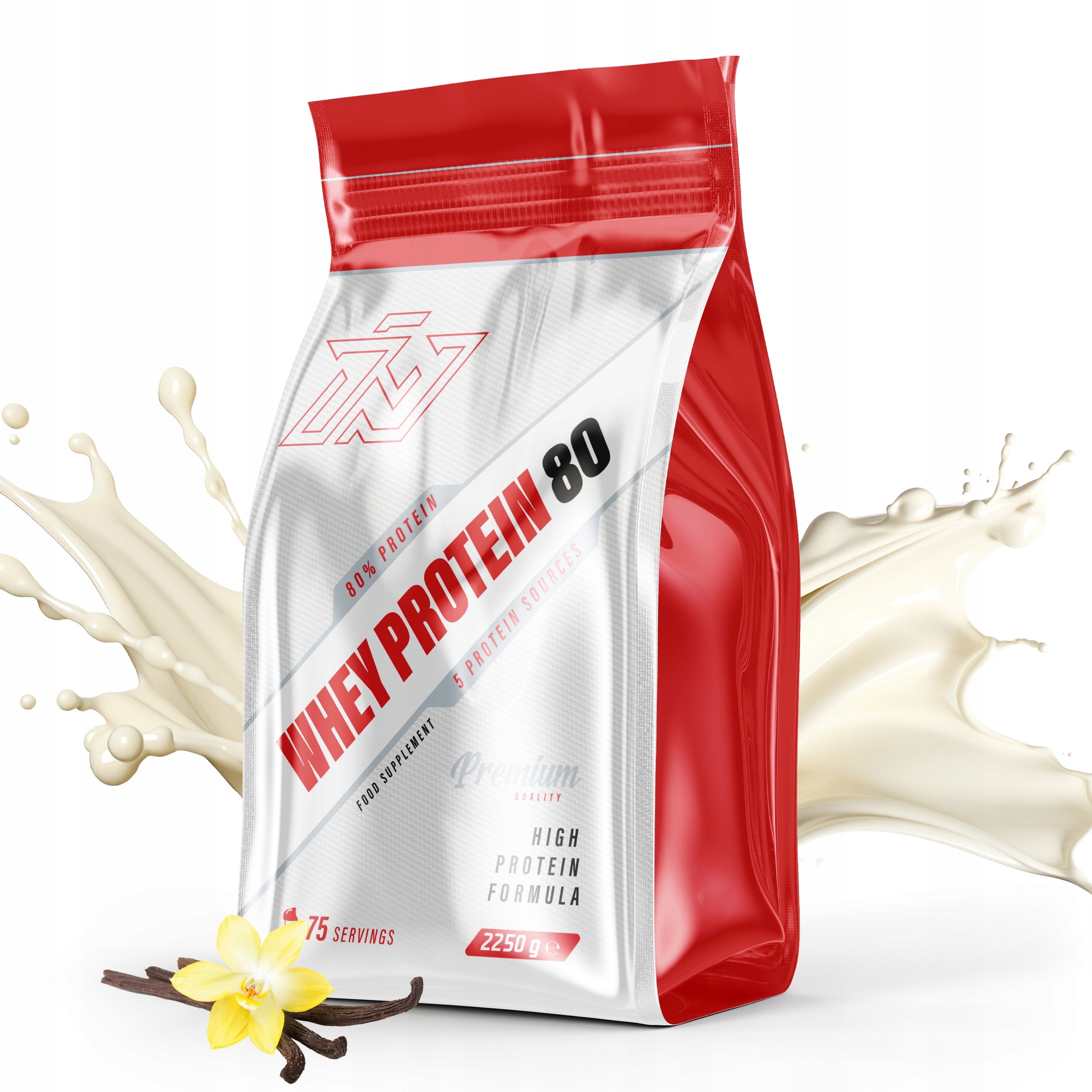 WHEY PROTEIN 80 2,25kg MUSCLES MASS WPC ALBUMIN IMMORTAL VANILLA