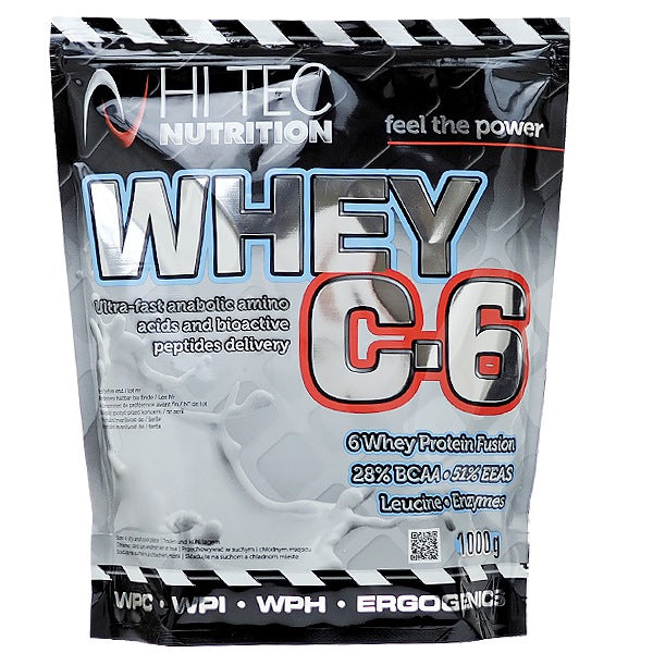 WHEY PROTEIN HI TEC WHEY C-6 1000G ISOLATE WPI WPH WPC PROTEIN SUPPLEMENT Brand HiTec Nutrition