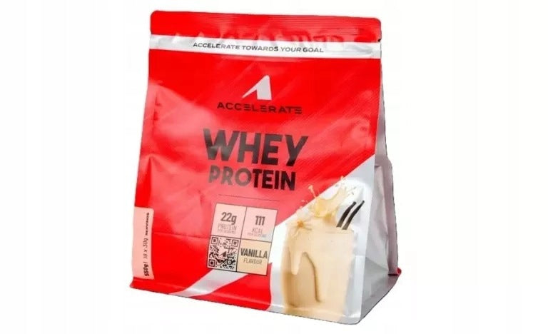 WHEY PROTEIN POWDER ACCELERATE DOUBLE WHEY PROTEIN WANILLA 550 G