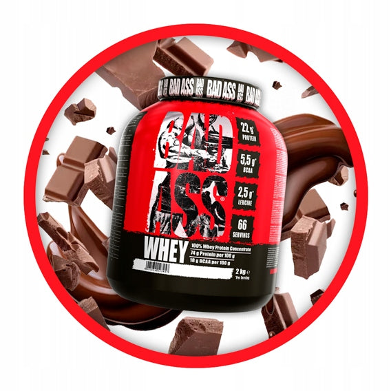 WHEY PROTEIN WPC 2 kg WHEY PROTEIN CONDITIONER ISOLATE AMINO ACIDS BAD ASS Packaging status original