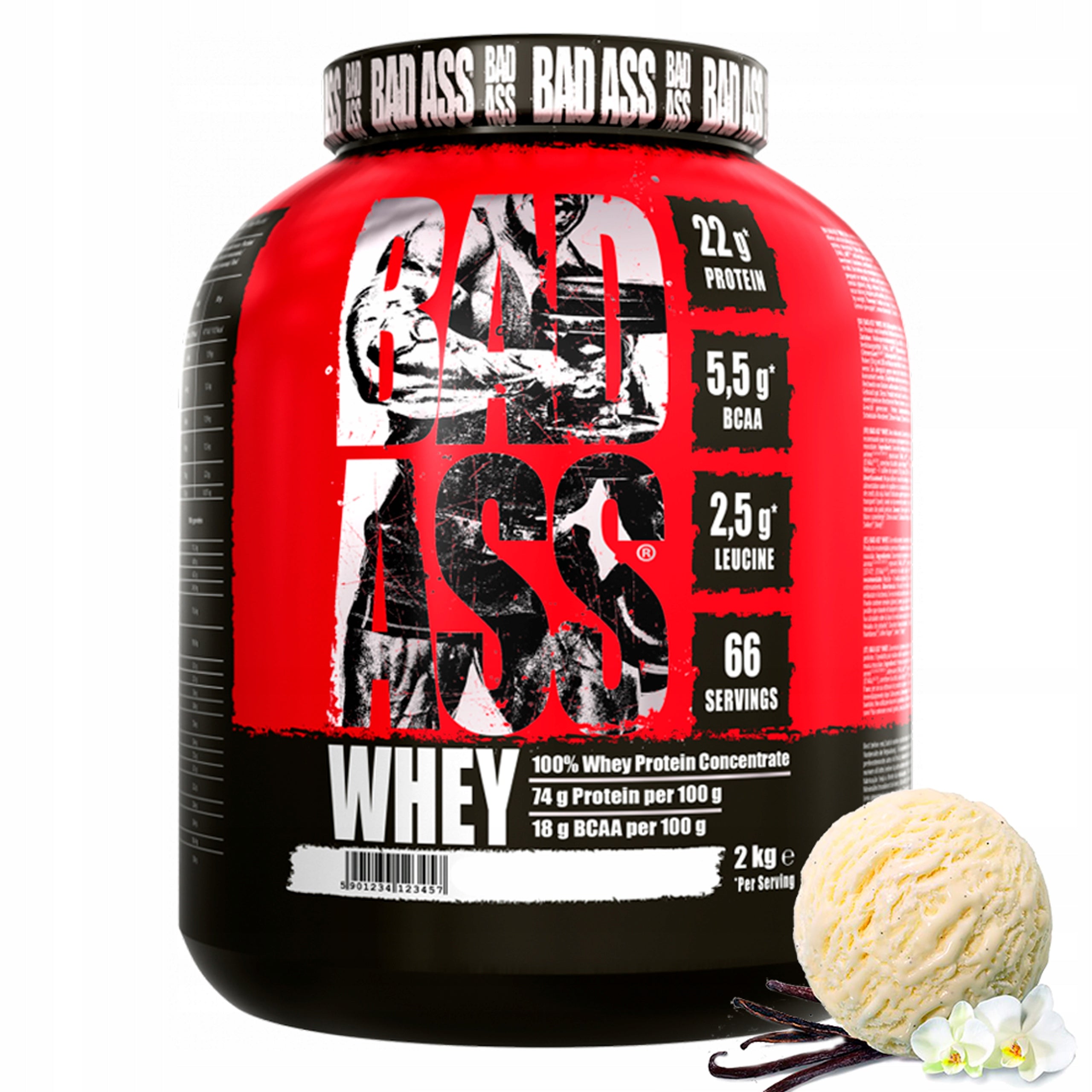 WHEY PROTEIN WPC 2 kg WHEY PROTEIN CONDITIONER ISOLATE AMINO ACIDS BAD ASS