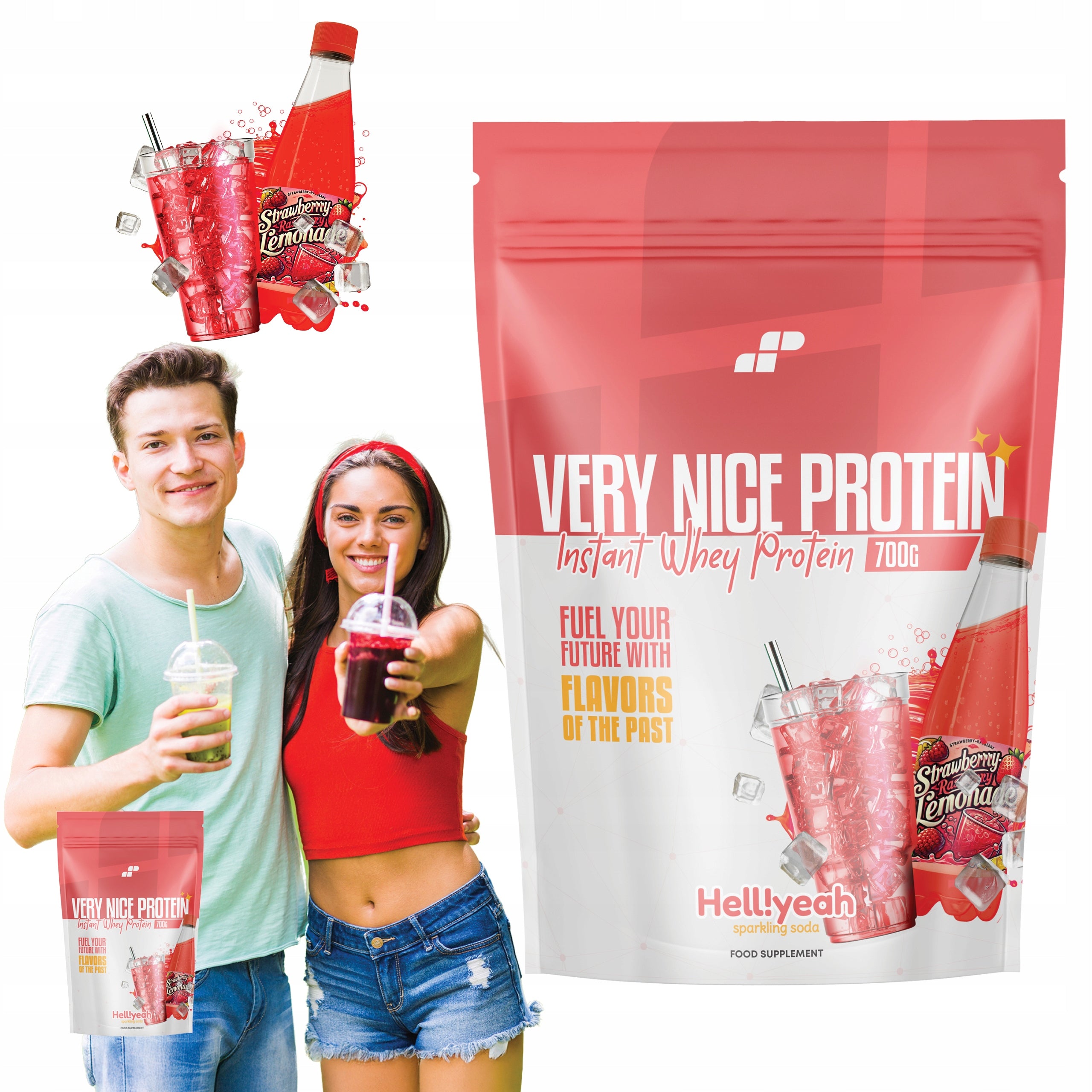 WHEY WPC CONCENTRATE Very Nice Protein 700g FRUIT