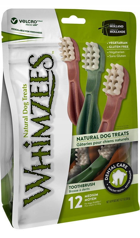 WHIMZEES Dog Teether Toothbrush M 12pcs.