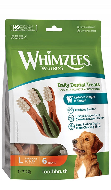 WHIMZEES Toothbrush teether L 6 pcs Manufacturer code 8718627750681