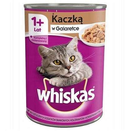 WHISKAS duck cat food 24 pcs x400g