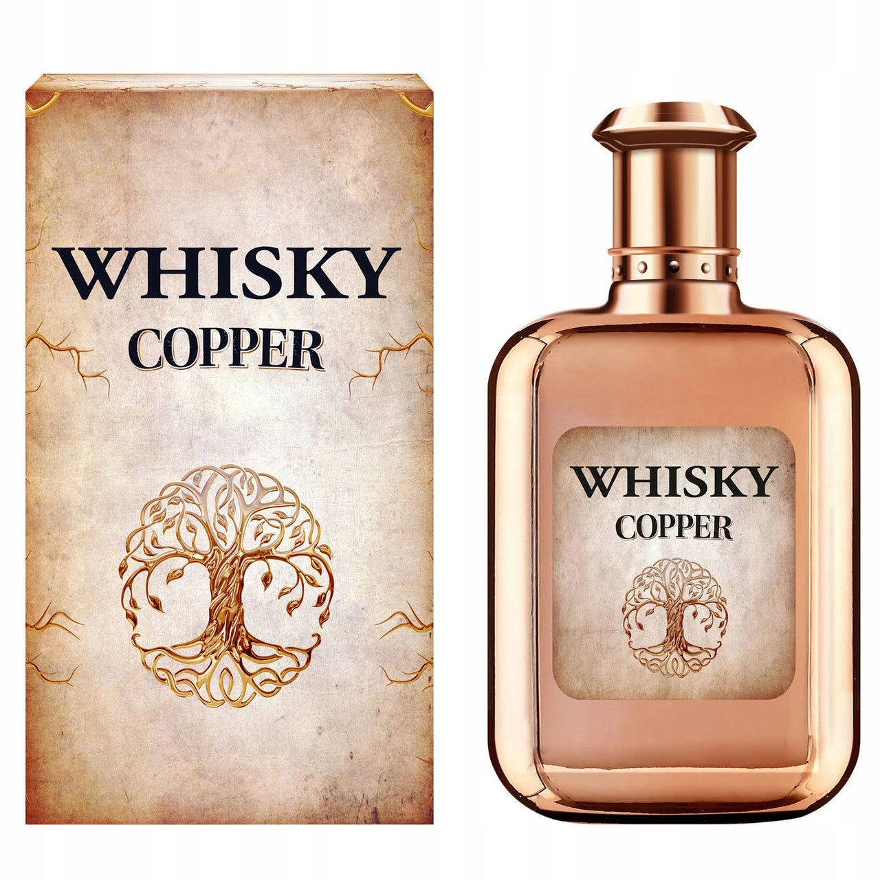 WHISKY EDT MEN COPPER 100ML MEN'S PERFUME EAU DE TOILETTE FOR MEN