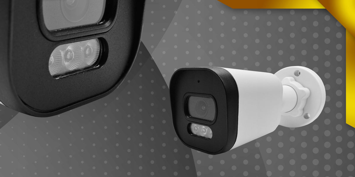 WHITE CAMERA 4MPX IP TUBE OUTDOOR POE IR LED MONITORING FOR HOME Packaging status original