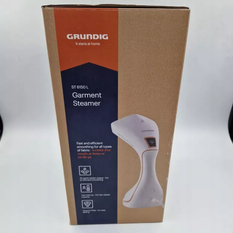 WHITE CLOTHES STEAMER GRUNDIG ST6150 STEAMER VERTICAL STEAM IRON Power 1600 W