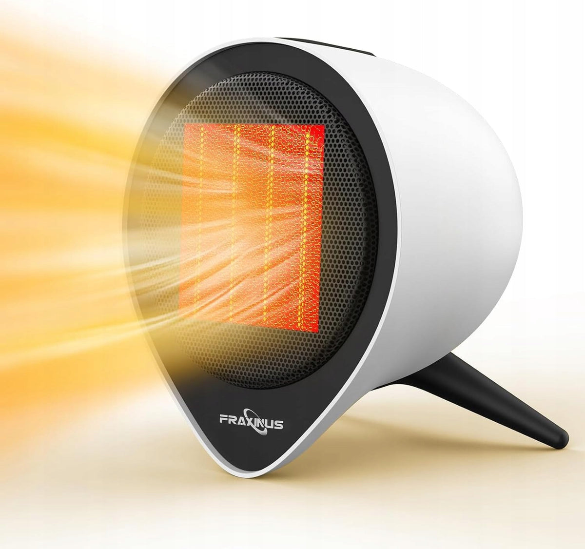 WHITE ELECTRIC CERAMIC HEATER 2 HEAT SETTINGS POWER 1500W QUIET