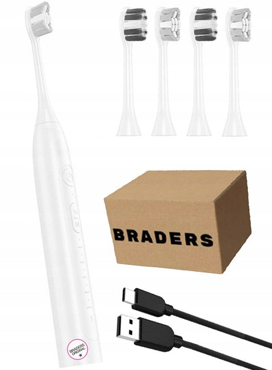 WHITE ELECTRIC SONIC TOOTHBRUSH – PROFESSIONAL HYGIENE