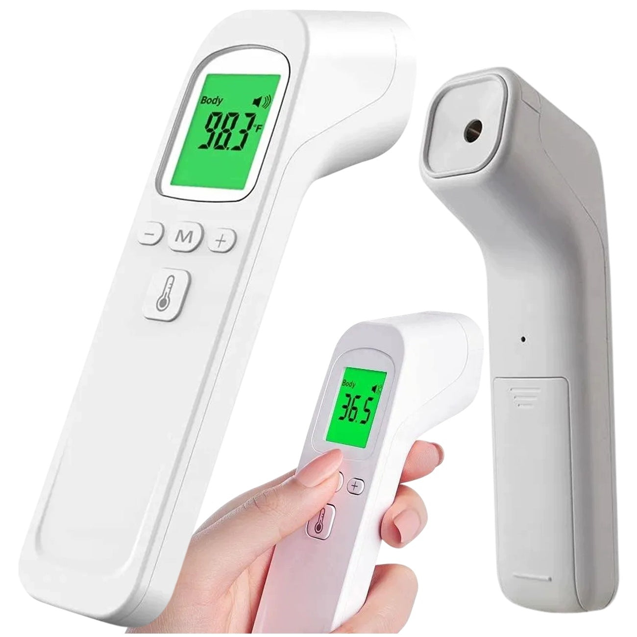 WHITE ELECTRONIC THERMOMETER