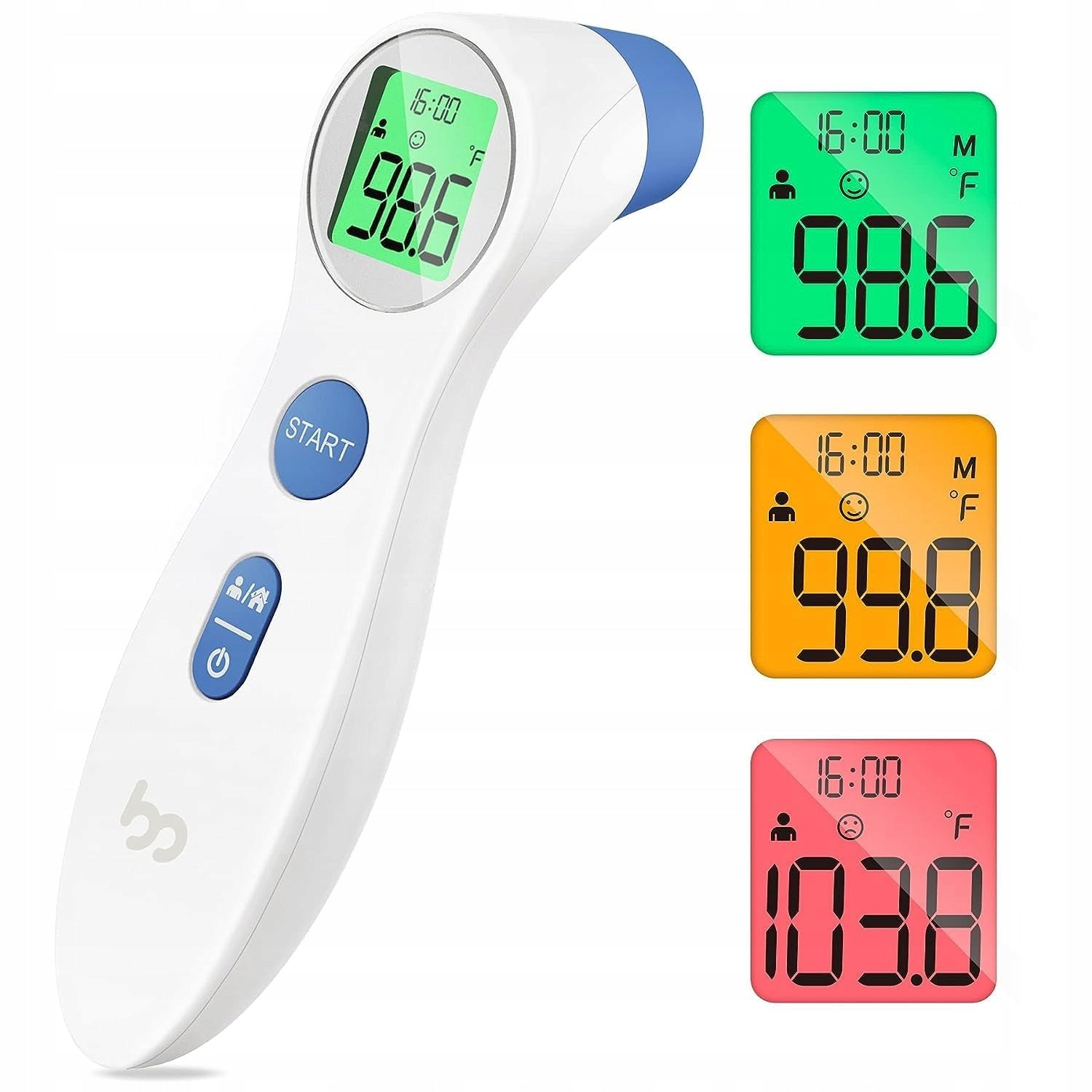 WHITE FRONT THERMOMETER - FEMOMETER - DET-306 Manufacturer code 0001