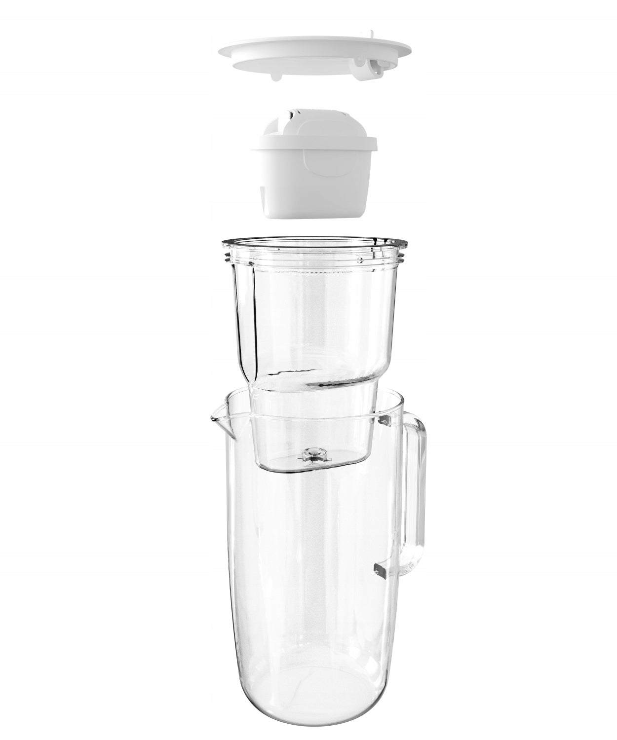 WHITE GLASS ETUDE FILTER JUG + PURE+ CARTRIDGE AQUALOGIS 2.9L Manufacturer code ETPW1