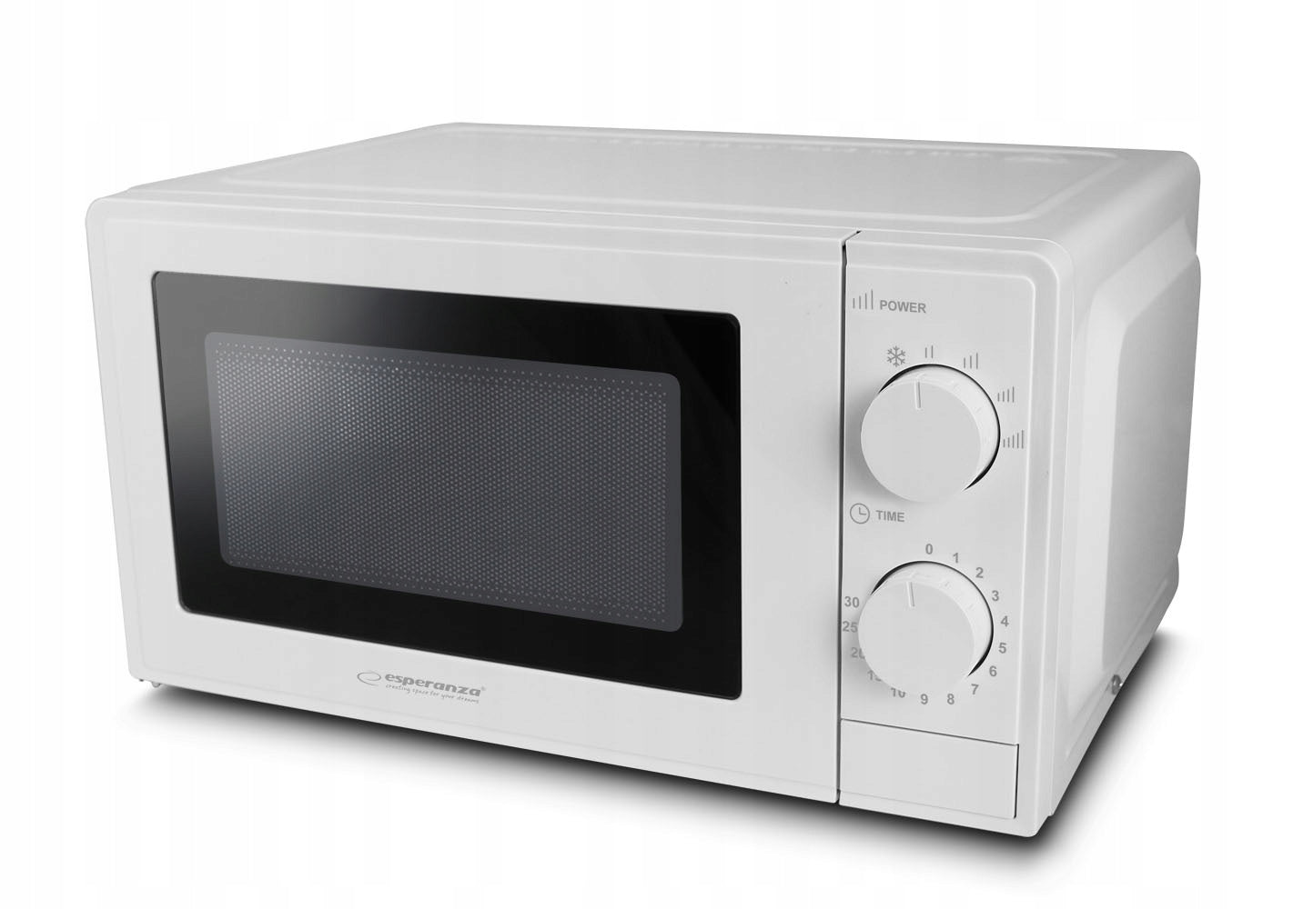 WHITE MICROWAVE FREESTANDING MICROWAVE 20L 1100W Brand no brand