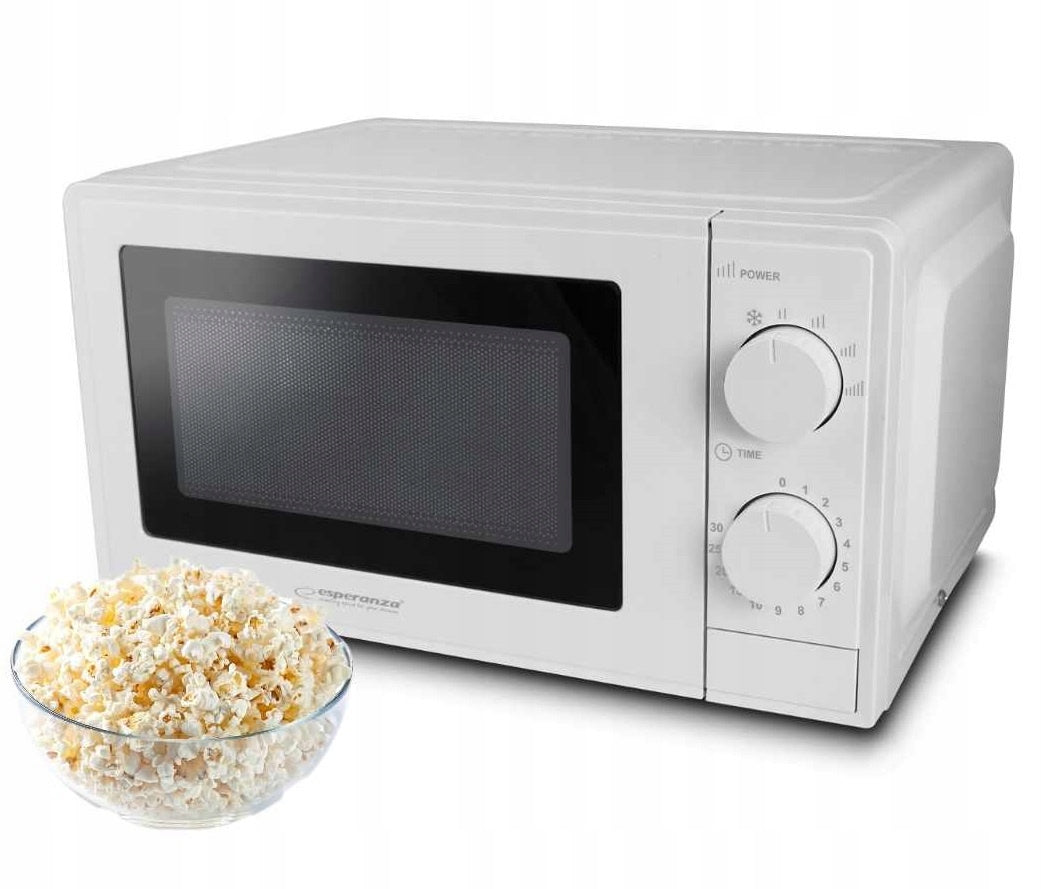 WHITE MICROWAVE FREESTANDING MICROWAVE 20L 1100W