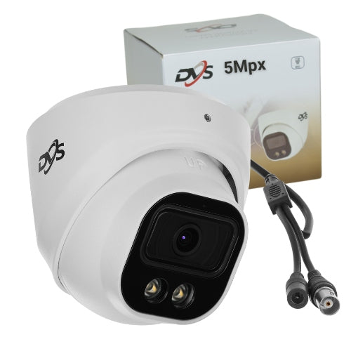 WHITE OUTDOOR ANALOG CAMERA 5Mpx DUAL LIGHT ANALOG DOME CAMERA Packaging status original