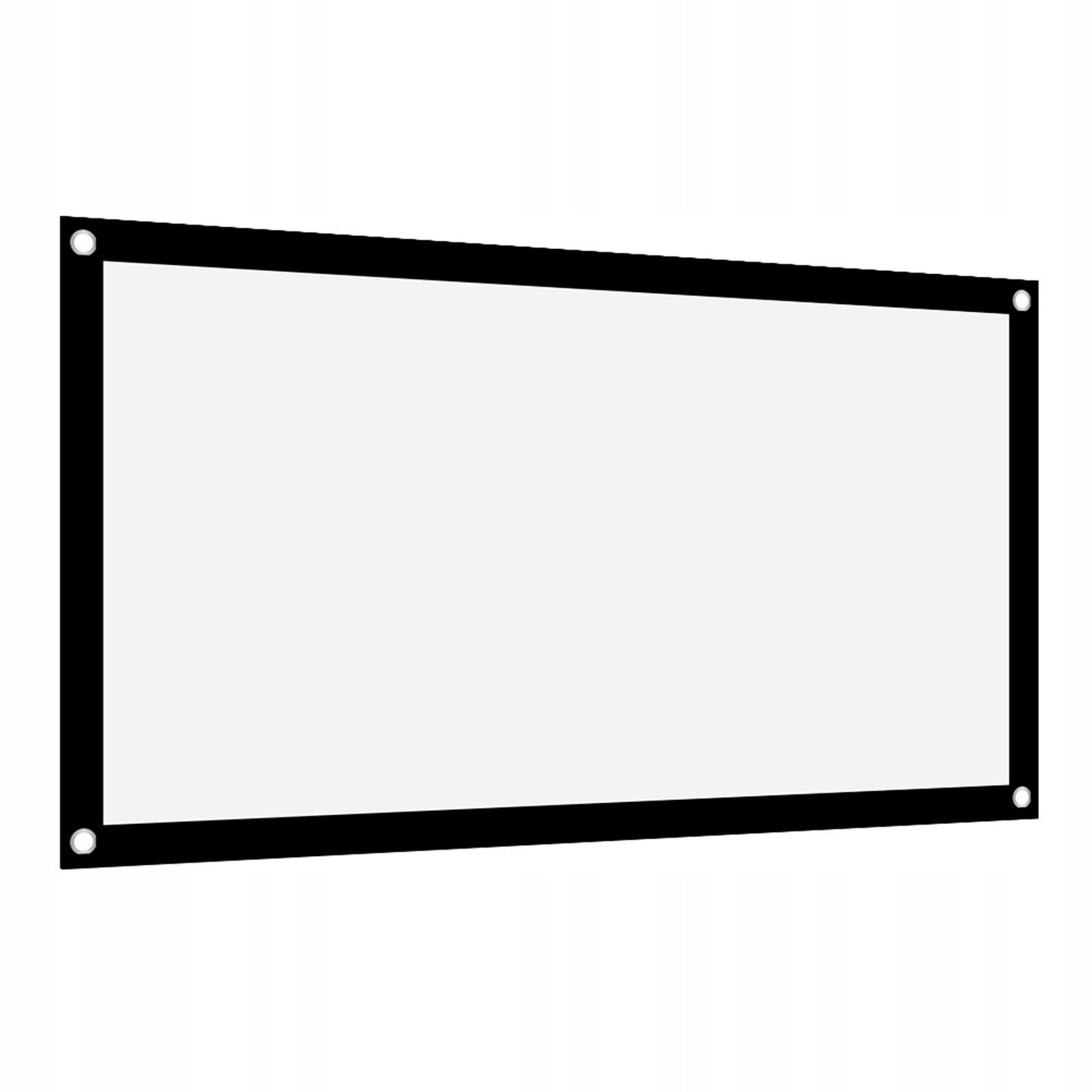 WHITE PROJECTION SCREEN MADE IN 100 OF POLYESTER VERSION HVYWEIGHT 16:9 Model 2610bvsdeg