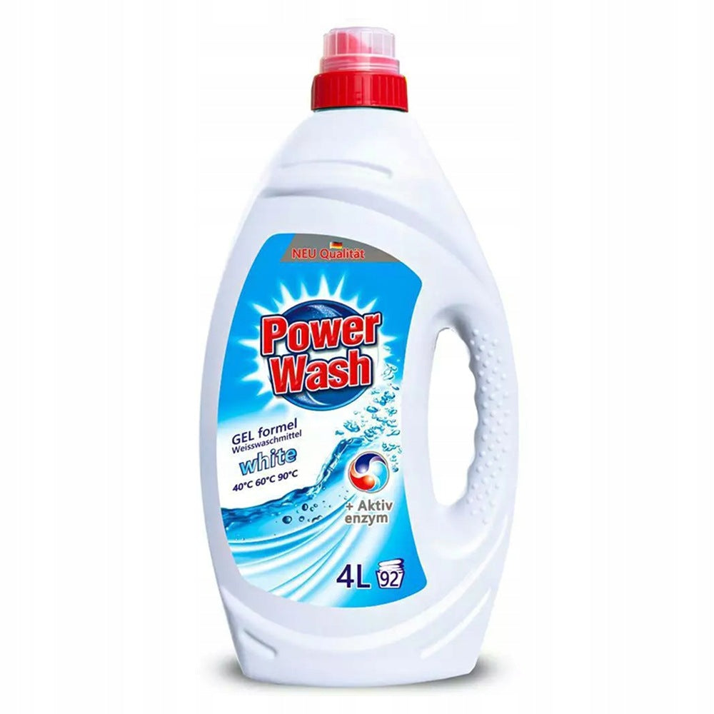 WHITE WASH GEL POWER WASH – 92 WASHES, 4L