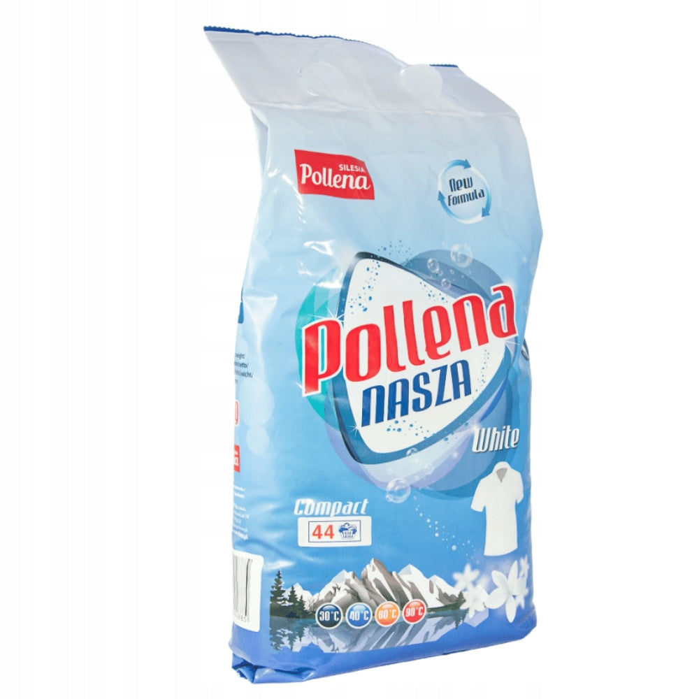 WHITE WASHING POWDER POLLENA OUR 3KG 44 PHOSPHATE-FREE WASHING X 3PCS Packaging status original