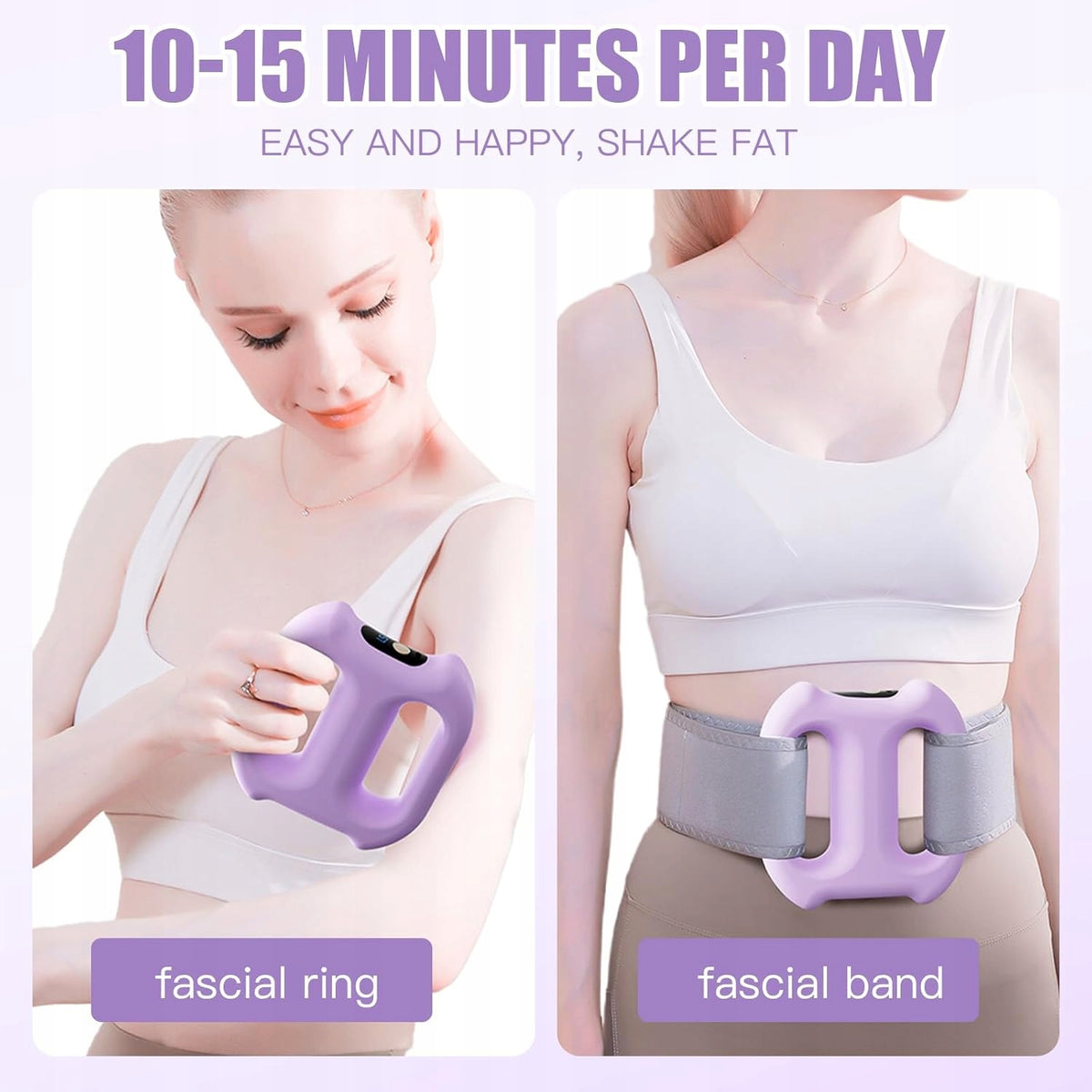 WHOLE BODY FASCIA MASSAGE RING SILICONE 5 SPEEDS Brand Intenso