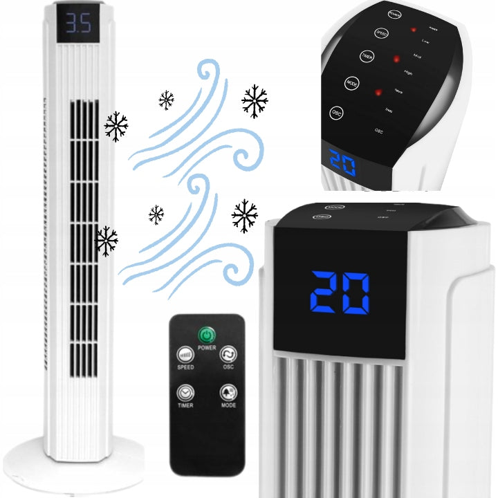 Fan Ltc LXWT25, Turmventilator, 82 cm. 