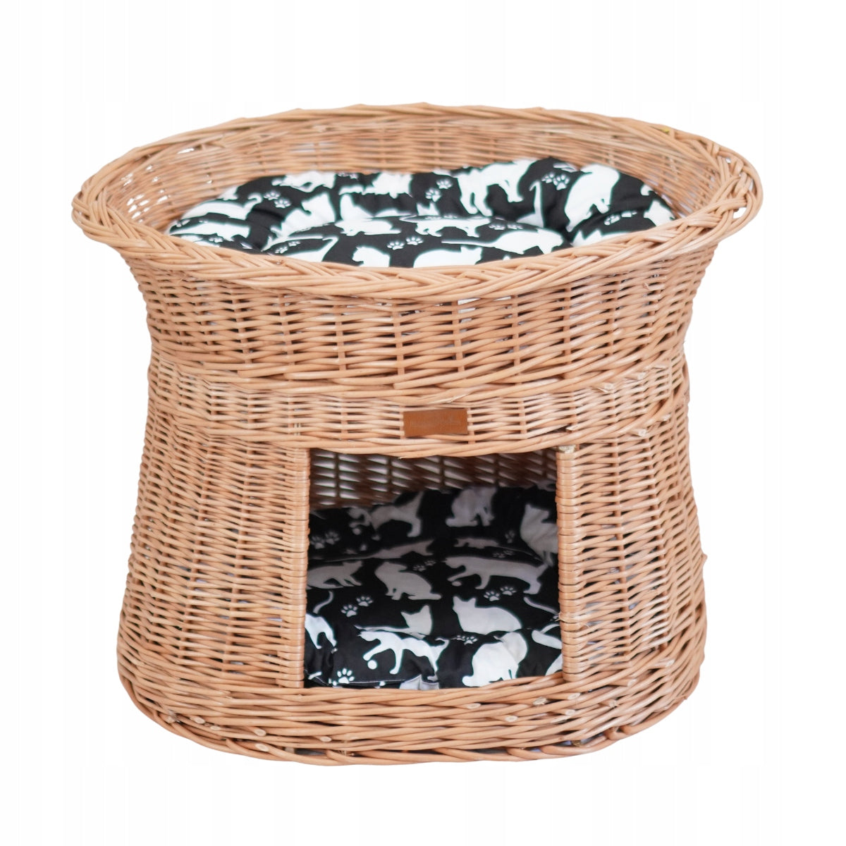 WICKER BED 2 LEVELS CAT BOOTH