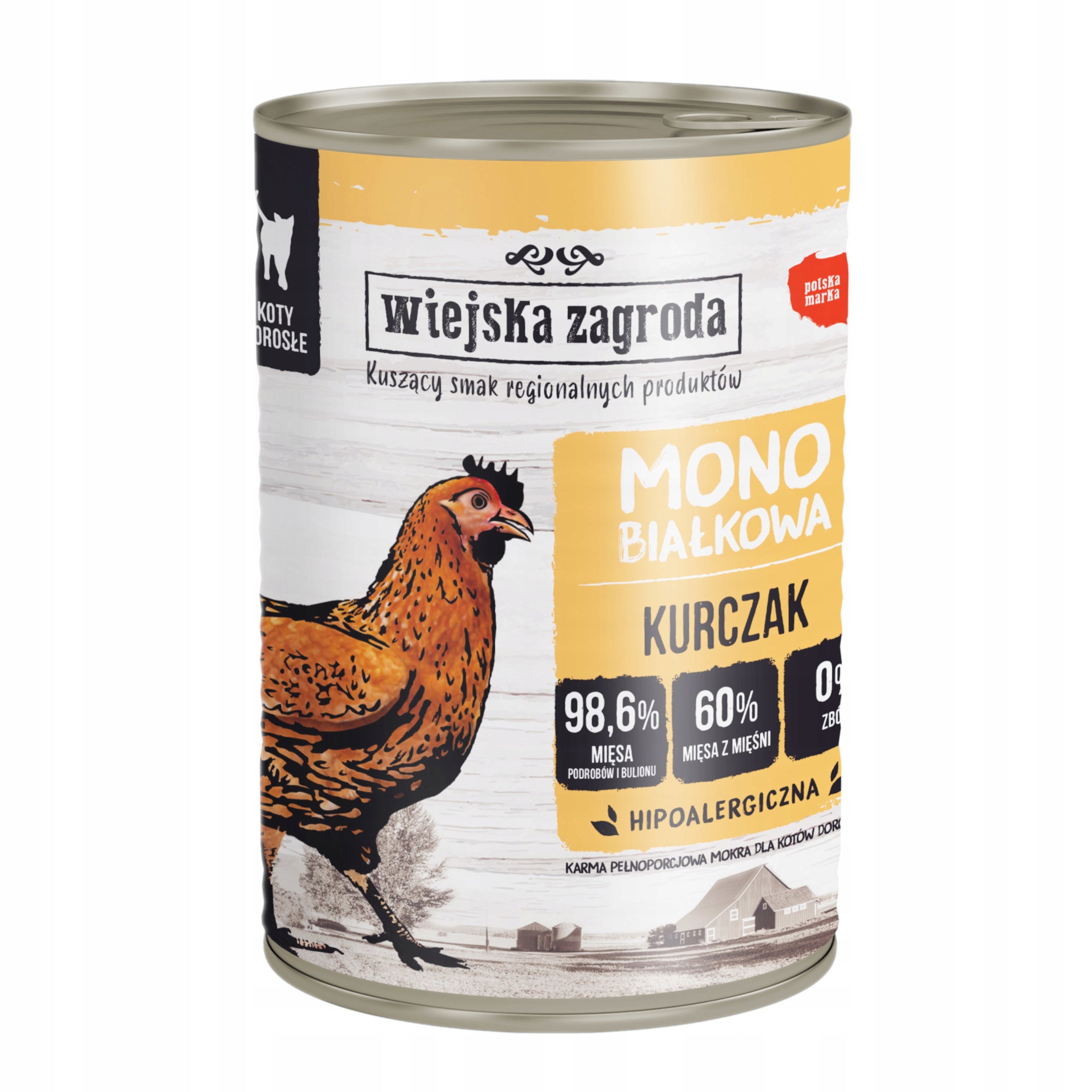 WIEJSKA ZAGRODA Monoprotein 400g Cat Chicken EAN (GTIN) 5905342290261