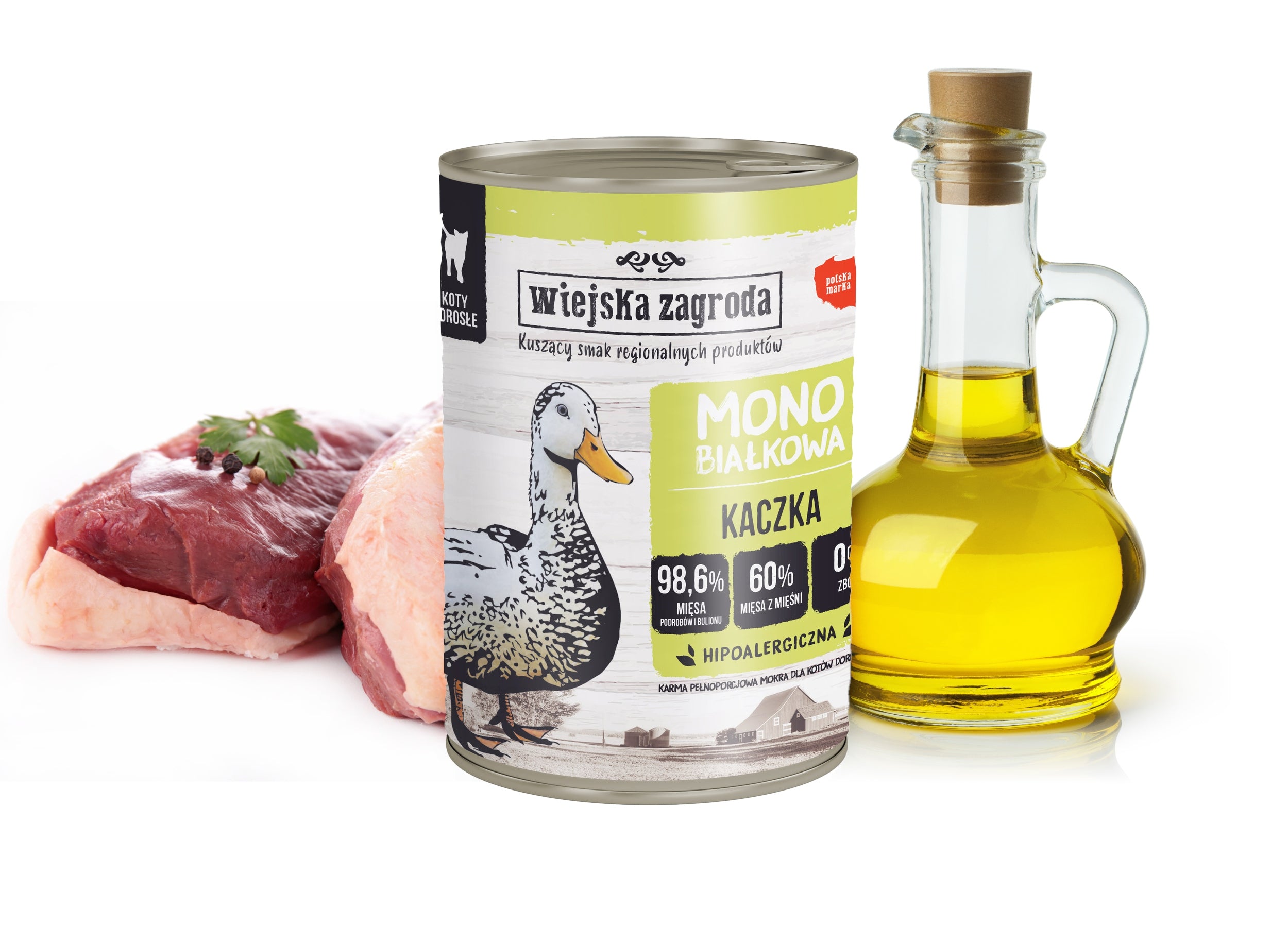 WIEJSKA ZAGRODA Monoprotein 400g Cat Duck