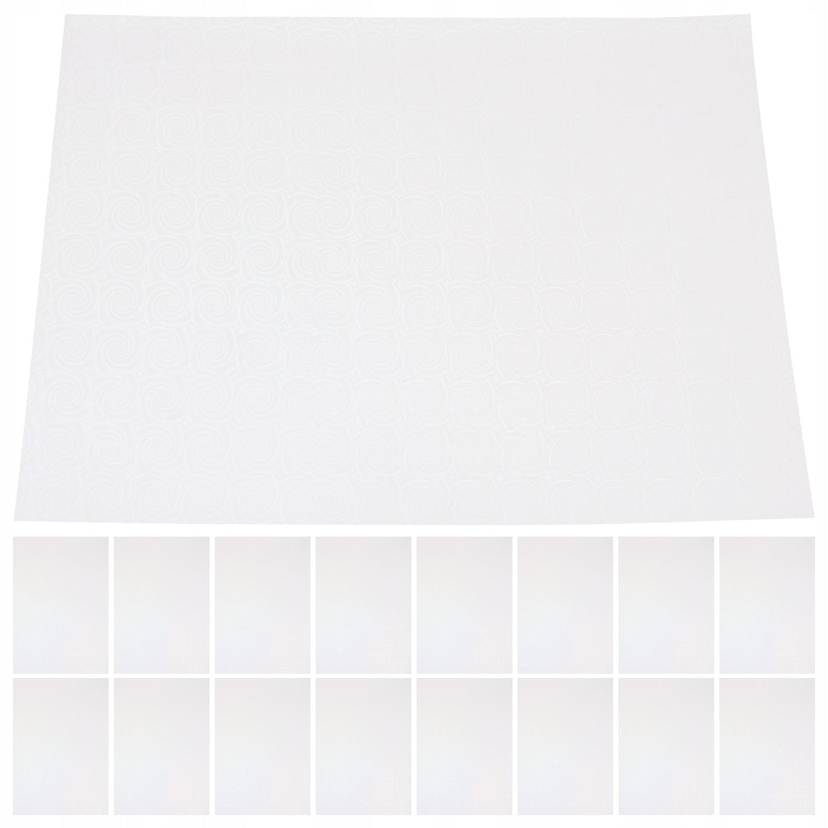 WIELOFUNKCYJNA PRZEZROCZYSTA HOLOGRAFICZNA FOLIA SAMOPRZYLEPNA PET Thickness 1 μ