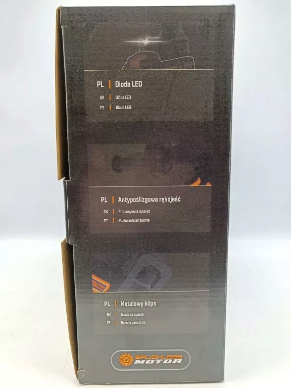 WIERTARKO WKRĘTARKA NITEO TOOLS ZASILANIE AKUMULATOROWE 20 V Kod producenta 20vblid0223-26