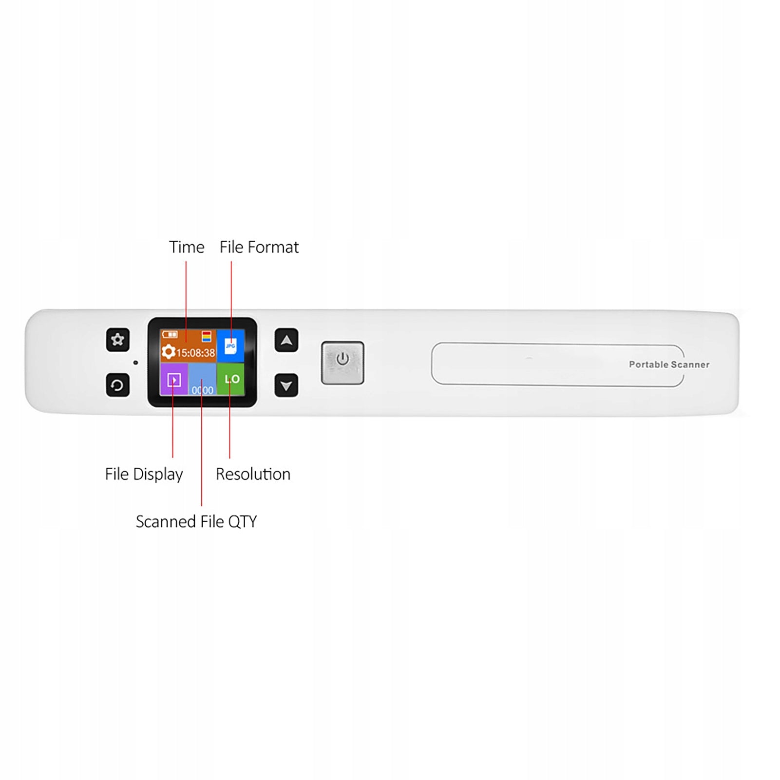 WIFI 1050DPI Speed Portable Wand Document Scanner A4 Size UG Brand no brand