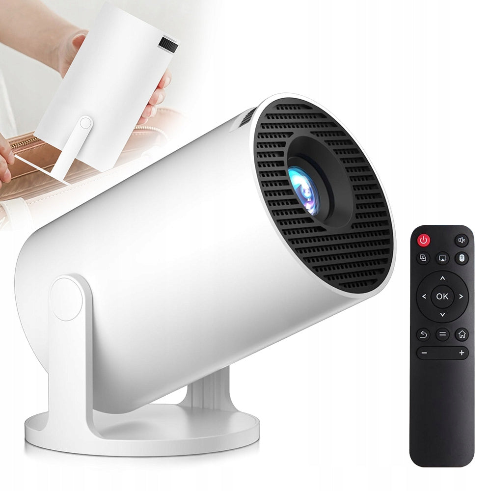 WIFI 6 ANDROID 11 BLUETOOTH 720P MULTIMEDIA PROJECTOR SUPPORT 4K HY300 Model PROJEKTOR HY300 4K trgx