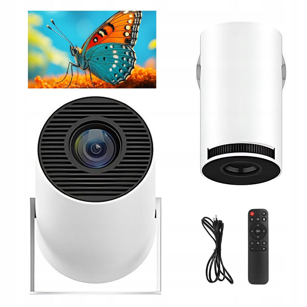 WIFI 6 ANDROID 11 BLUETOOTH 720P MULTIMEDIA PROJECTOR SUPPORT 4K HY300