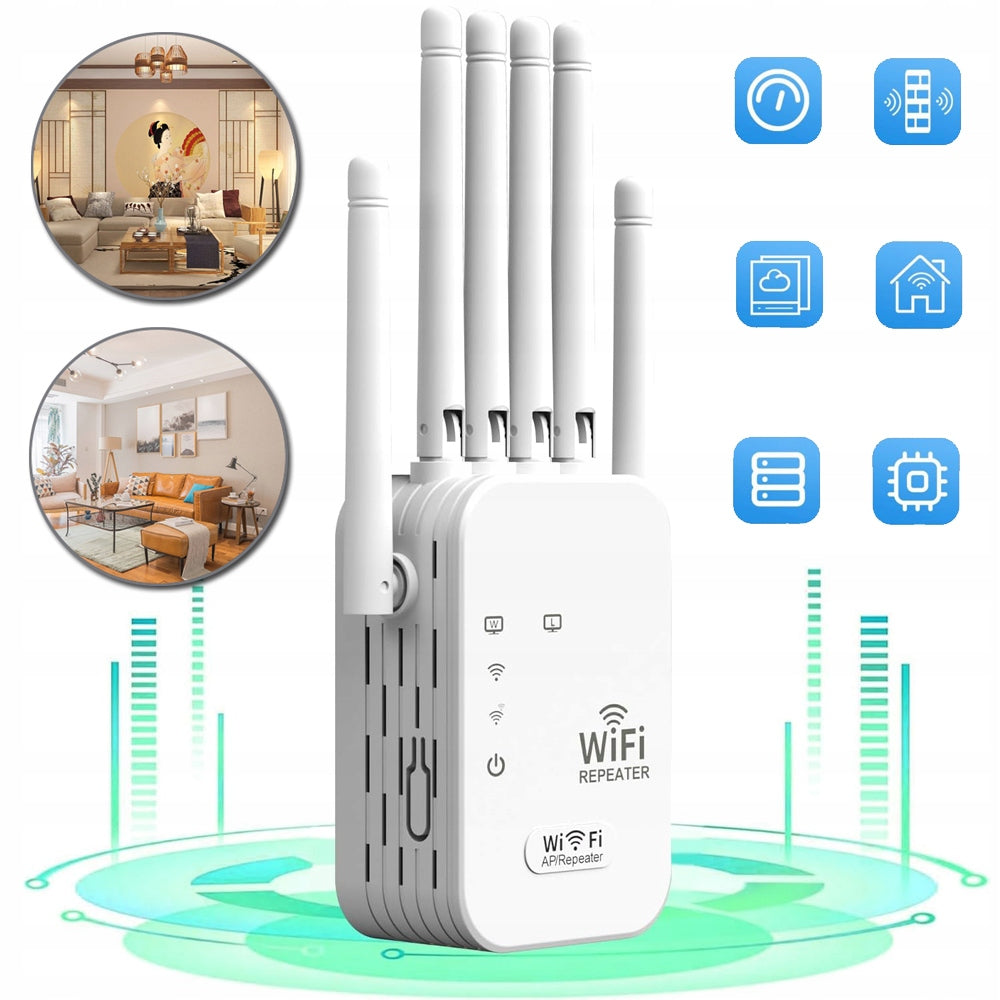 WIFI AMPLIFIER POWERFUL WIRELESS AMPLIFIER REPEATER EXTENDER 300MBPS