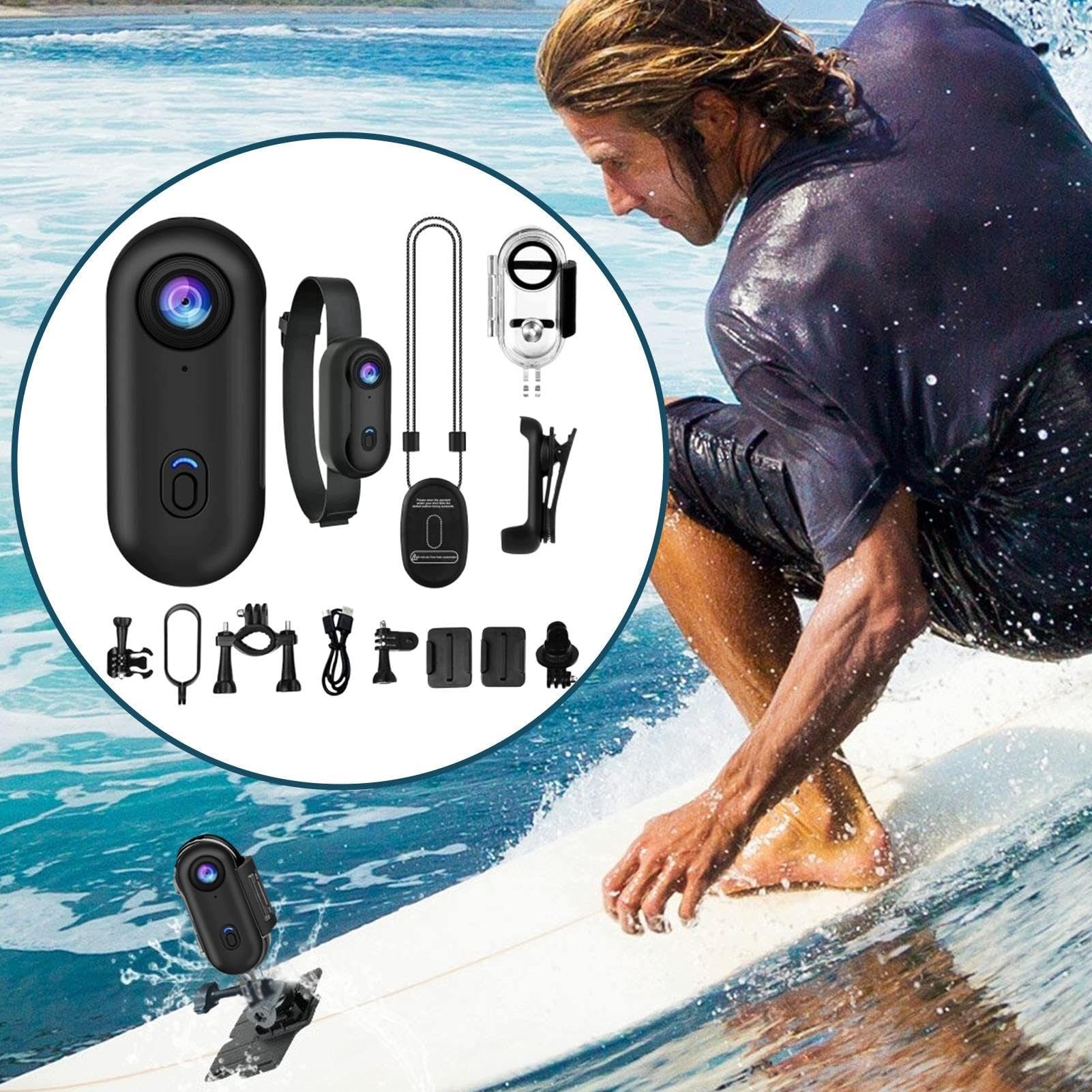 WIFI Action Cam 128G 4K 30 fps 30M Wasserdicht 120°-Photo Weitwinkel Model yjm6t5rhmhkutg