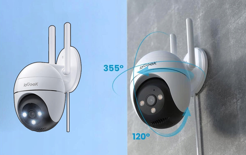 WIFI CAMERA IP SMART ROTATING 3MP 2K QUAD HD MONITORING ZOOM 4X DETECTION Manufacturer code WI-FI WEWNĘTRZNA AUDIO CAMERA IP65 2K IR 3MP