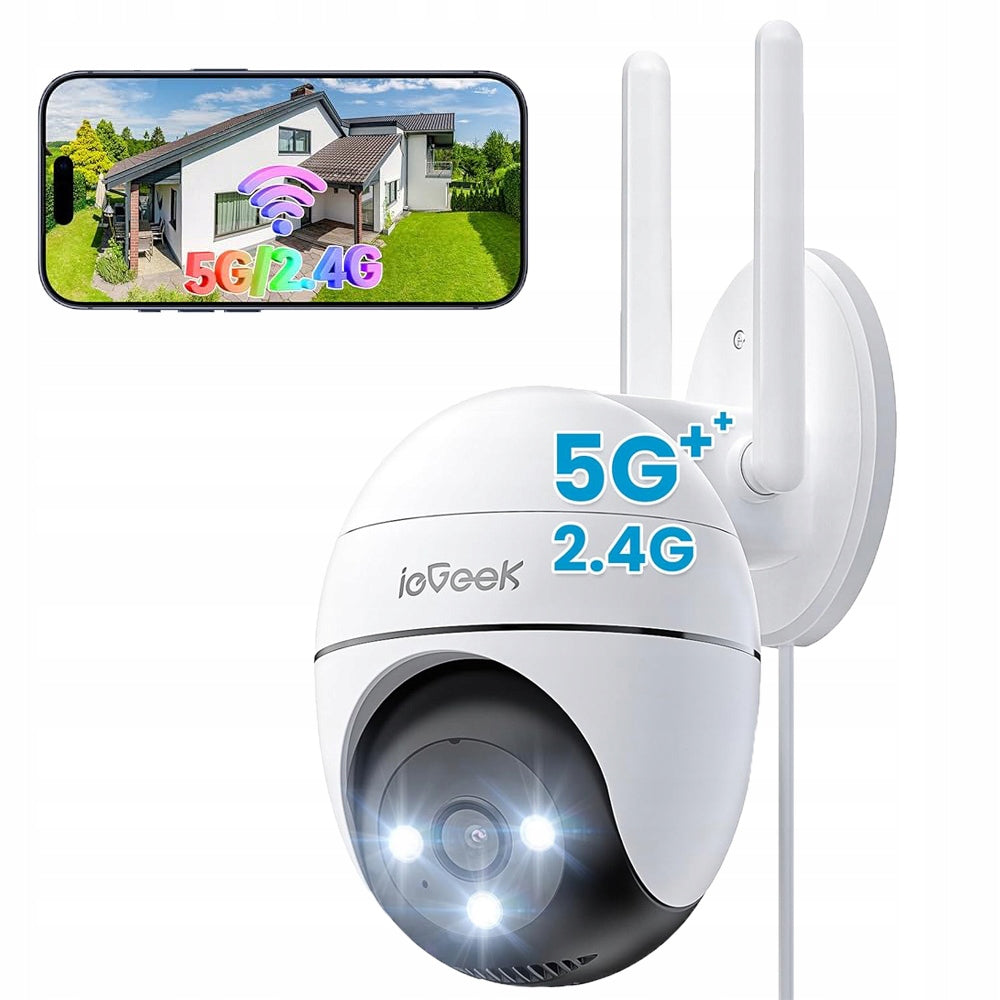 WIFI CAMERA IP SMART ROTATING 3MP 2K QUAD HD MONITORING ZOOM 4X DETECTION