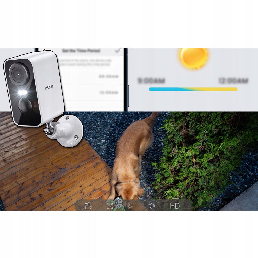 WIFI CAMERA WIRELESS IP SMART OUTDOOR ROTATING FULL HD 2K Brand no brand